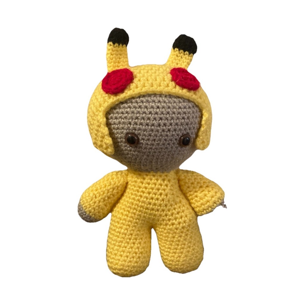 Pikachu‎ Pokémon Amigurumi Crochet Plush Figure Handmade